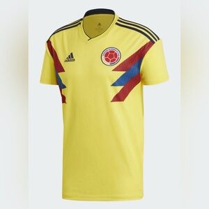Vintage 2017 Colombia ⚽️ 🇨🇴 soccer jersey shirt Adidas Y2K CW1526